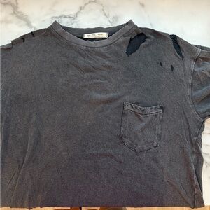 We The Free Charcoal Distressed Women’s Tee